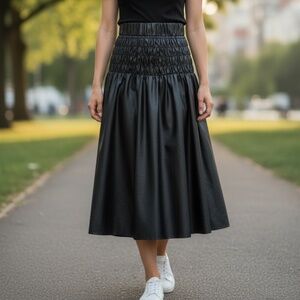 Miz Wear New York Faux Leather Skirt Sz S